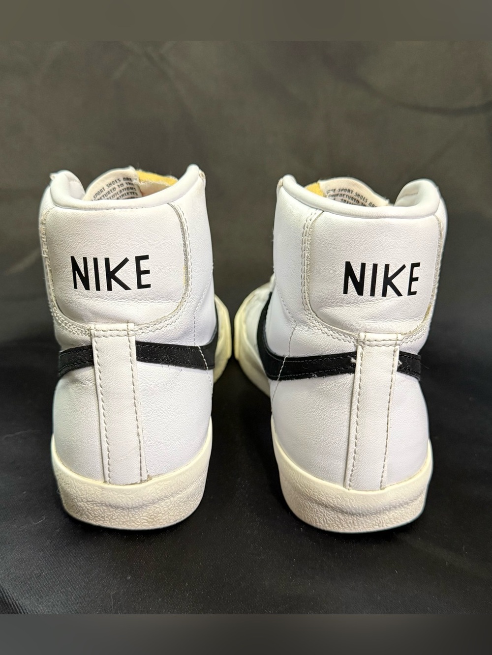 Nike Blazer Mid '77 Vintage Sneaker Shoes Leather White Women’s 7 - Picture 3 of 7